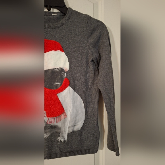 Christmas sweater girls size 6/8 aproximately no tags holyday fun dogs funny - Picture 5 of 11